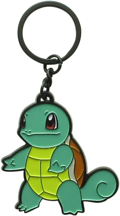 Pokemon Squirtle Metal Enamel Keychain in Yellow