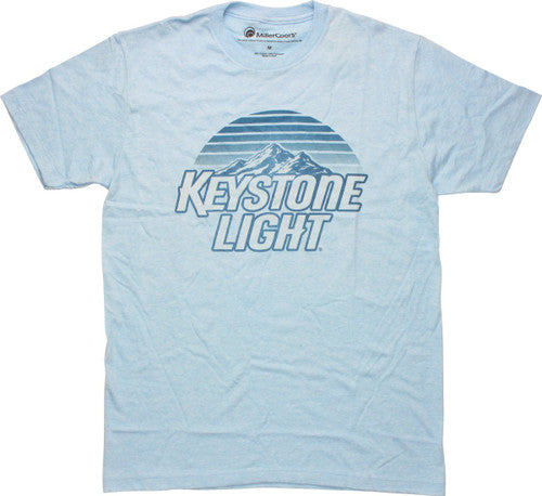 Keystone Light Mountains Logo T-Shirt Sheer