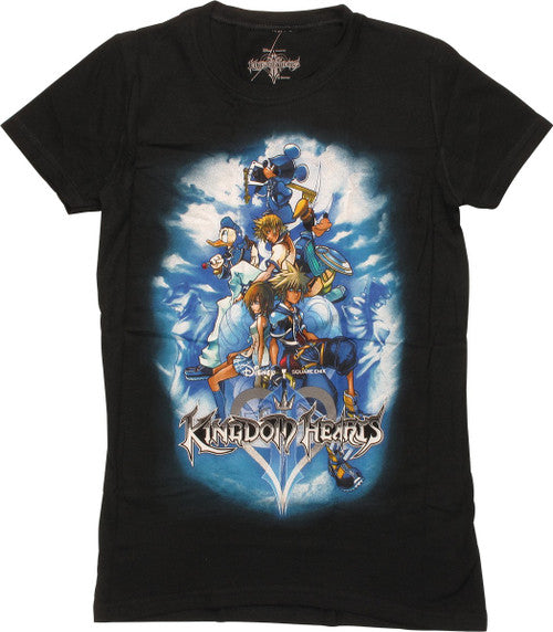 Kingdom Hearts Artwork Poster Juniors T-Shirt