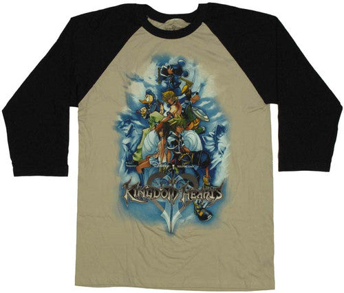Kingdom Hearts Group Raglan T-Shirt