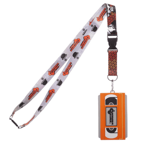 A Clockwork Orange Logo VHS Tape ID Holder Lanyard