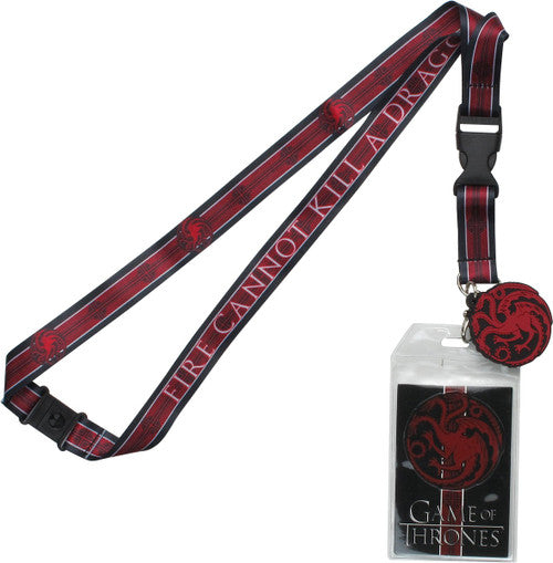 Game of Thrones Targaryen Sigil Lanyard FYE