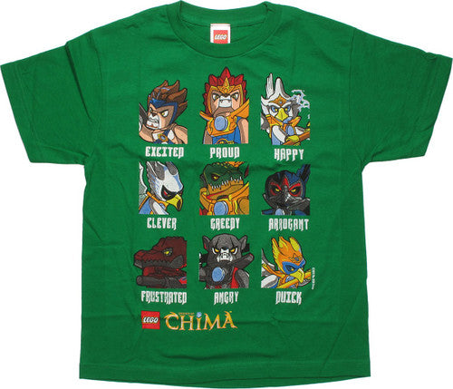 Lego Chima Characteristics Youth T-Shirt
