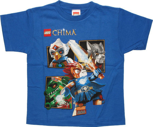 Lego Chima Group Box Blue Juvenile T-Shirt
