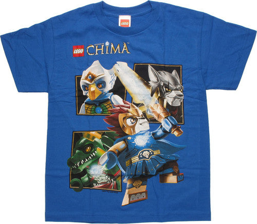 Lego Chima Group Box Blue Youth T-Shirt