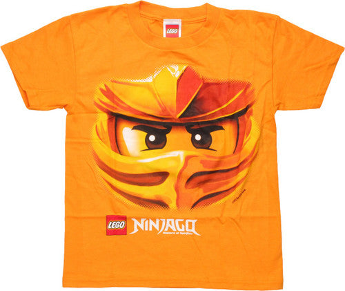 Lego Ninjago Gold Ninja Upclose Youth T-Shirt