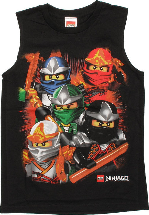 Lego Ninjago Group Youth Muscle T-Shirt