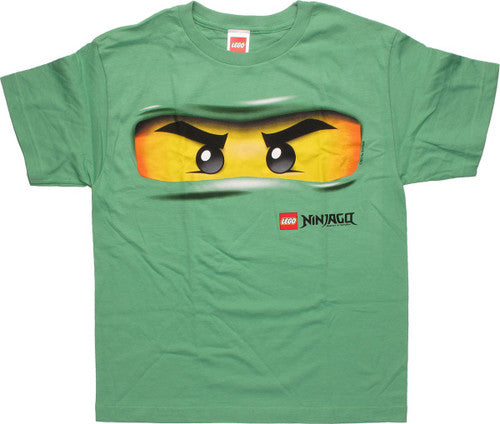 Lego Ninjago Lloyd Eyes Green Youth T-Shirt