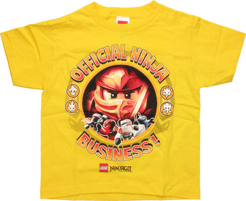 Lego Ninjago Official Ninja Business Youth T-Shirt