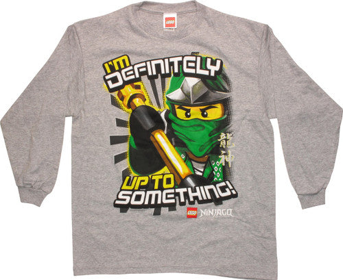 Lego Ninjago Up to Something Long Sleeve Youth T-Shirt