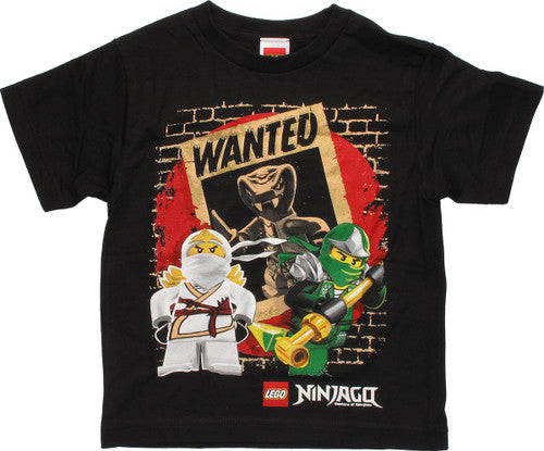 Lego Ninjago Wanted Poster Duo Youth T-Shirt