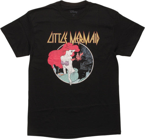 Little Mermaid Ariel and Sebastian T-Shirt