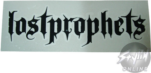Lostprophets Name Black Decal