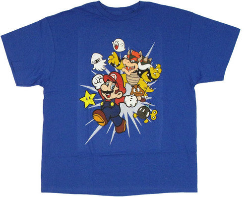Mario Enemies Burst T-Shirt