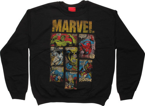 Marvel Comic Book Panels SweaT-Shirt