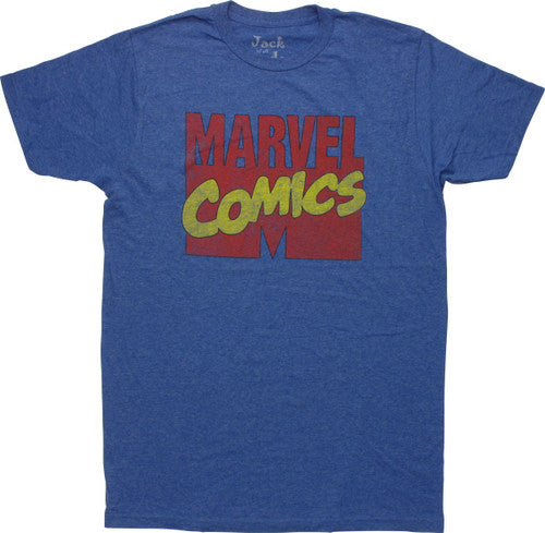 Marvel Comics Logo Distressed T-Shirt