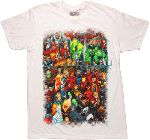 Marvel Group Through Name T-Shirt