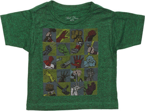 Marvel Hero Hands Infant T-Shirt