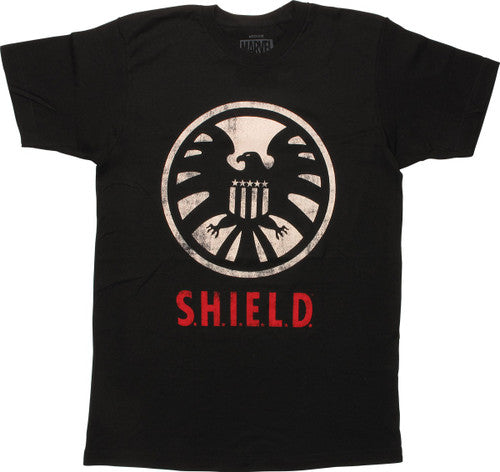 Marvel SHIELD Distressed Logo T-Shirt
