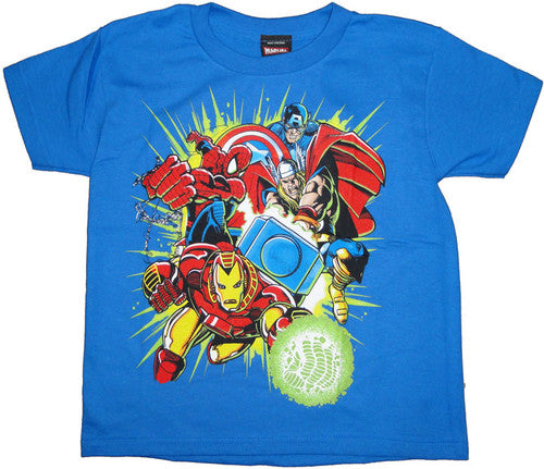 Marvel Team Juvenile T-Shirt