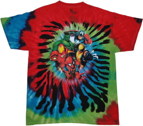 Marvel Tie Dye T-Shirt