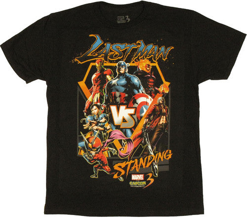 Marvel vs Capcom 3 Last Man T-Shirt Sheer