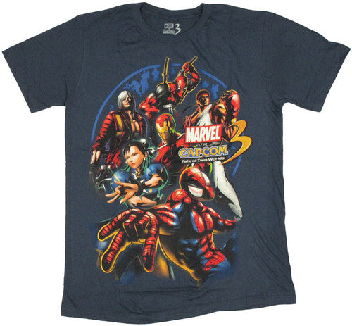 Marvel vs Capcom 3 T-Shirt Sheer