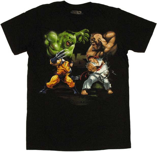 Marvel vs Capcom Tag Team T-Shirt Sheer