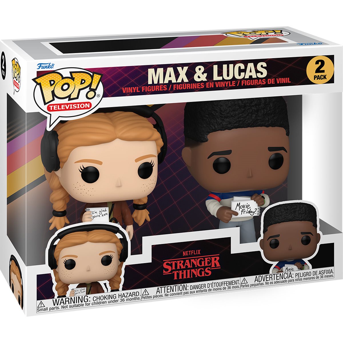 Funko Pop! Stranger Things Season 4 Max & Lucas 2-Pack – FYE
