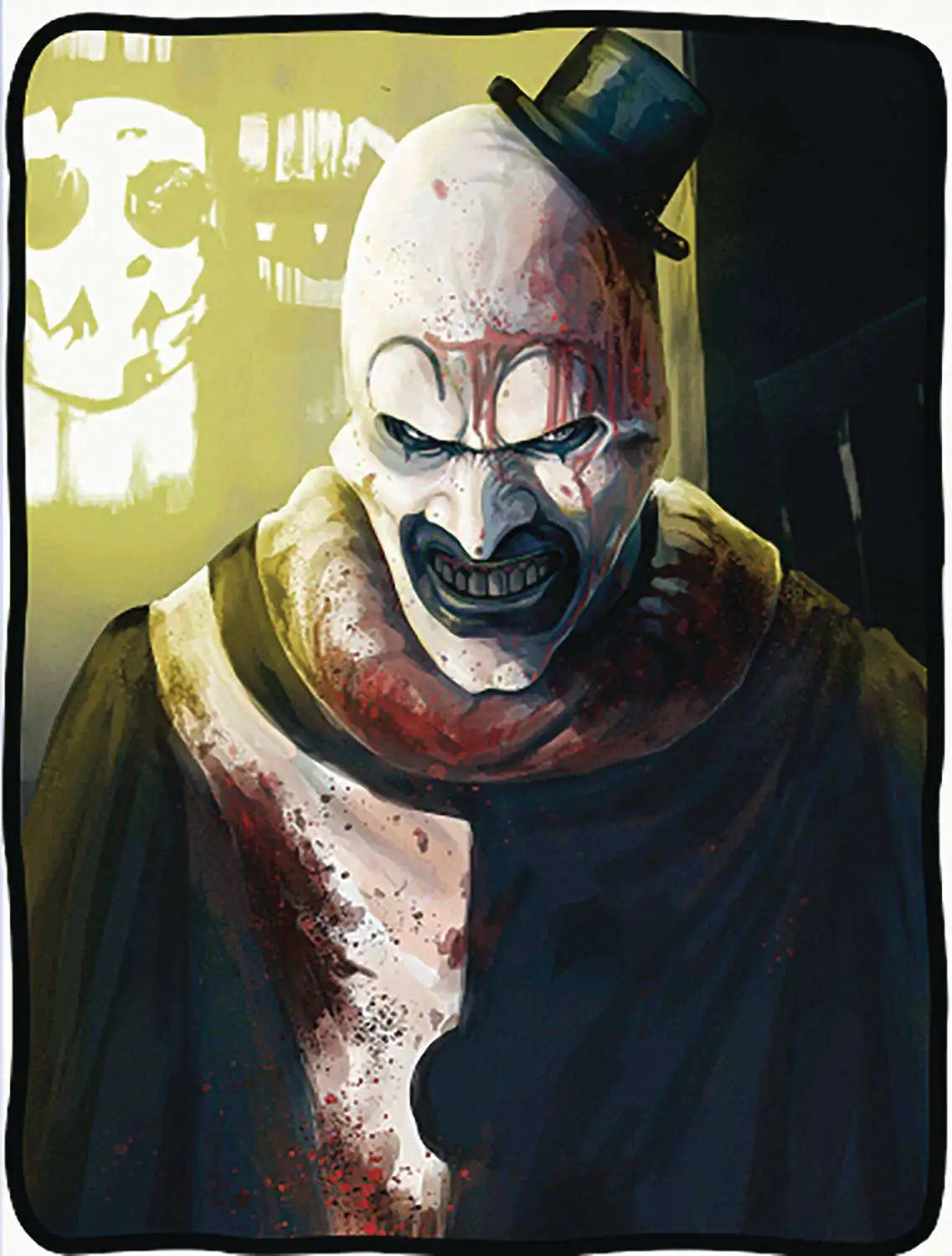 Terrifier Art the Clown Fleece Blanket