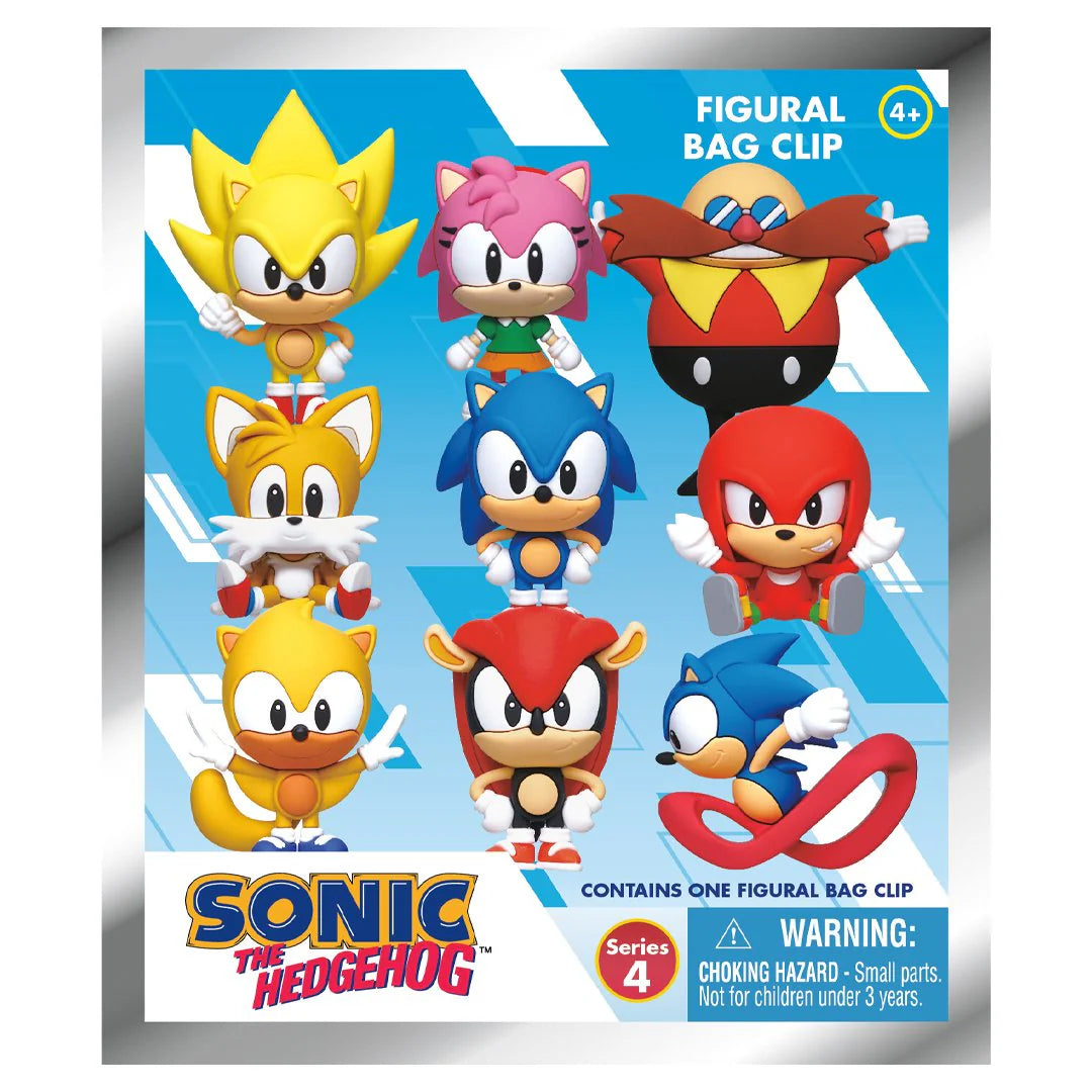 Sonic 3D Foam Bag Clip Series 4 Blind Bag (1 random)