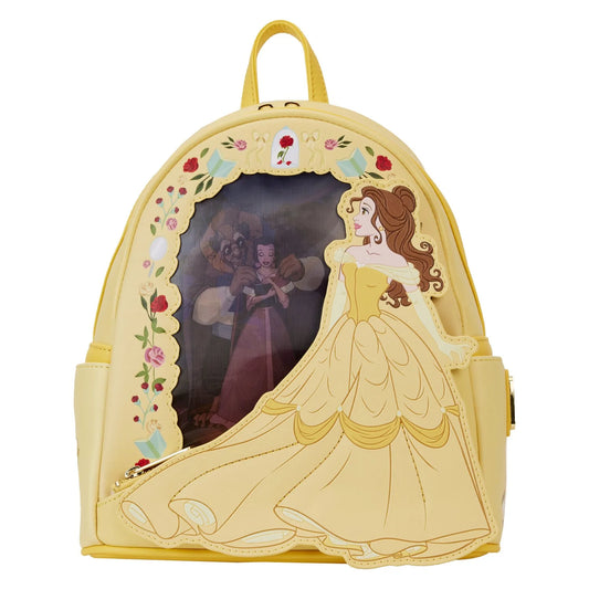 Loungefly Disney Beauty and the Beast Belle Princess Lenticular Mini Backpack