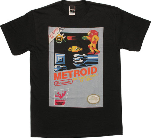 Metroid Classic Box Artwork T-Shirt