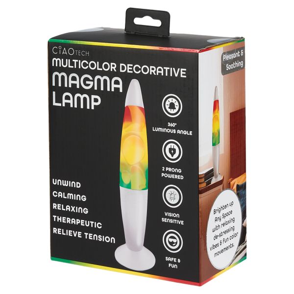 Multicolor Decorative 13in Magma Lamp