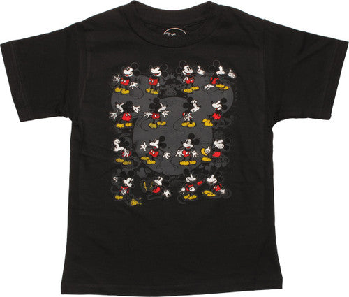 Mickey Mouse 16 Poses Toddler T-Shirt
