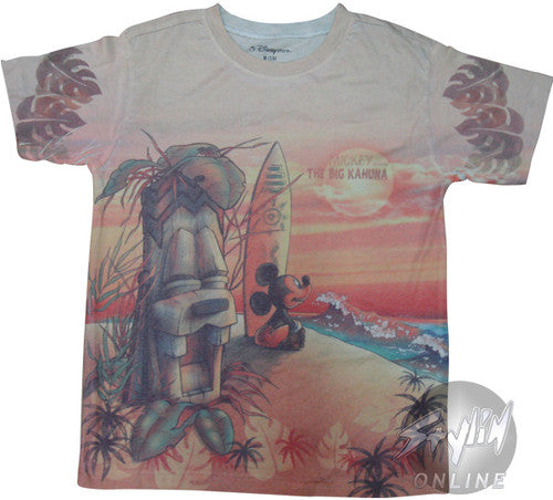 Mickey Mouse Beach Youth T-Shirt