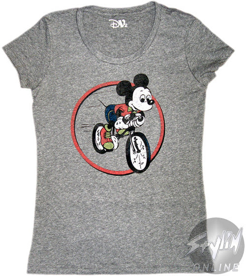 Mickey Mouse Bicycle Baby T-Shirt
