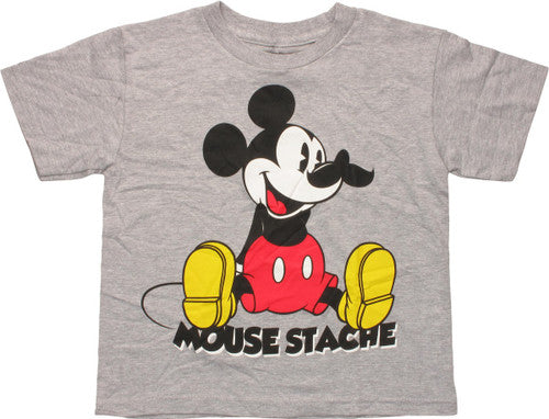 Mickey Mouse Stache Juvenile T-Shirt