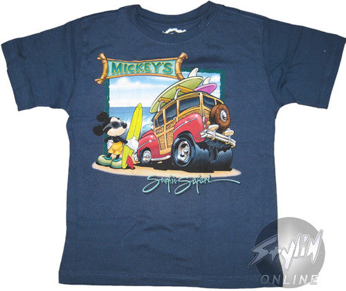 Mickey Mouse Surfin Youth T-Shirt