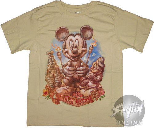 Mickey Mouse Tiki Youth T-Shirt