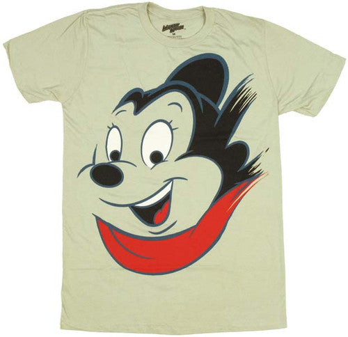 Mighty Mouse Face T-Shirt Sheer