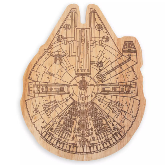 Star Wars Millennium Falcon Wooden Serving Board