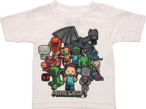Minecraft Group White Toddler T-Shirt