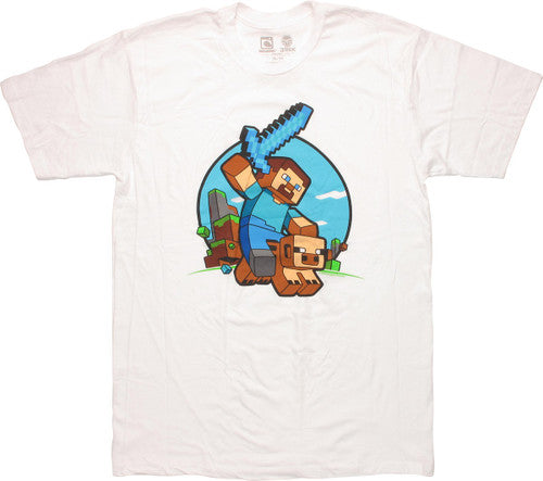 Minecraft Pig Ride T-Shirt