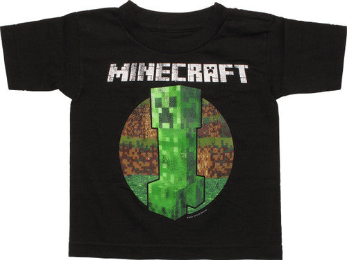 Minecraft Retro Creeper Toddler T-Shirt