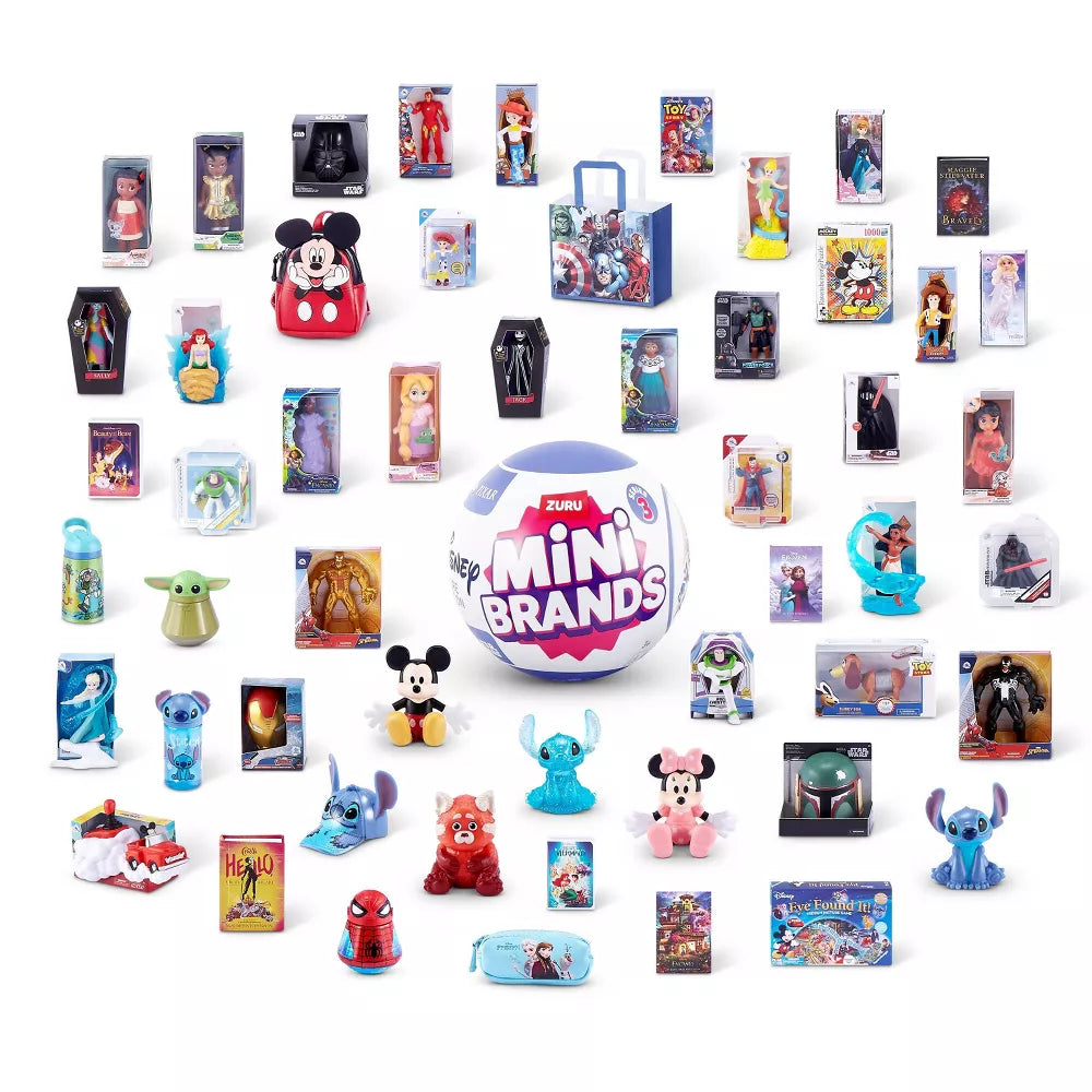 Mini Brands Disney Series 3 Collectible Capsule (contents may vary)