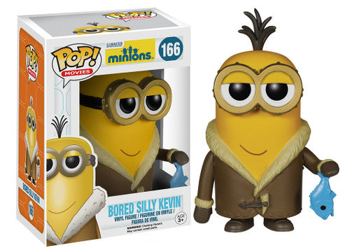 Minions Bored Silly Kevin Vinyl Figurine in Blue