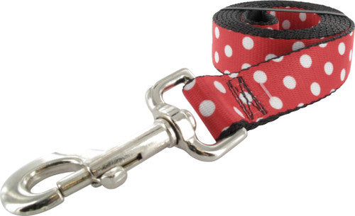 Minnie Mouse Polka Dots Pet Leash in Red Disney