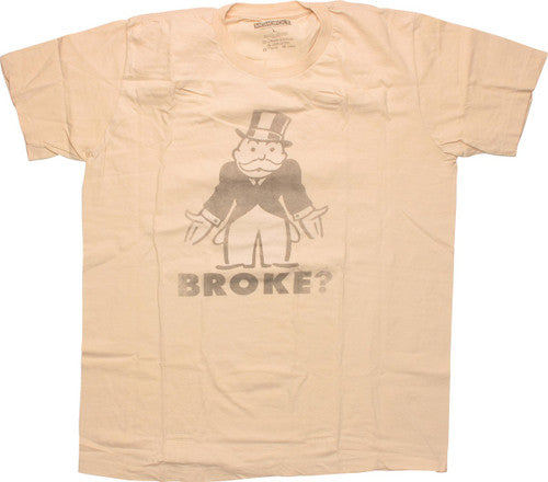 Monopoly Broke T-Shirt Sheer