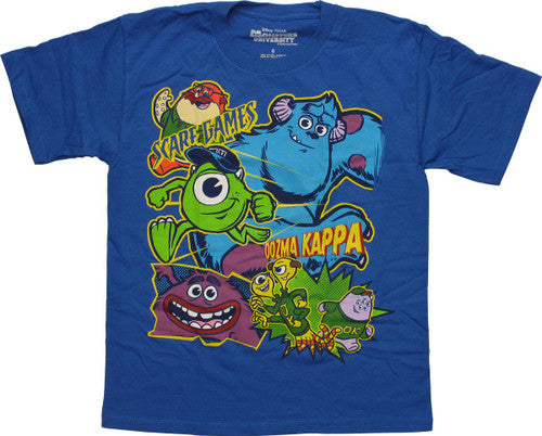 Monsters Inc Glow Games Youth T-Shirt